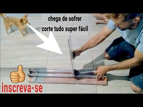 Como cortar piso que quebra no riscador