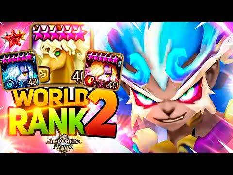 WORLD RANK 2 Tries to Play WITHOUT LD Monsters - Summoners War