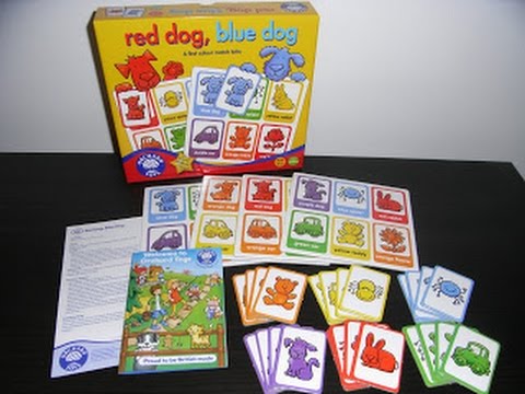 Red dog, Blue dog Review - Orchard Toys