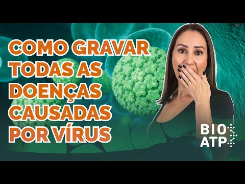 Como gravar todas as doenças causadas por vírus