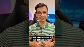 Kilit ekranı duvar kağıdınız azcık renklendirmek isteyebilirsiniz. 🙏🏻