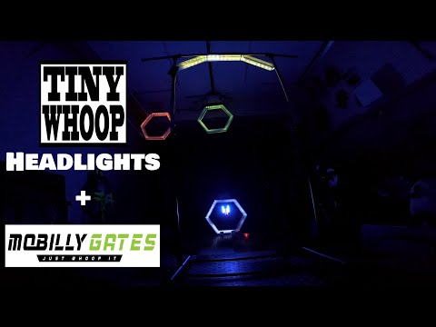 MobLED 7 💡 (Tinywhoop LED Headlights + Mobilly Gates)