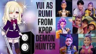 DL || Diabolik Lovers React to Yui as Rumi || Yui's Secret Life as a Demon Hunter