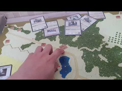 [워게임] 컴뱃 커맨더 : 유럽 플레이 예시입니다.