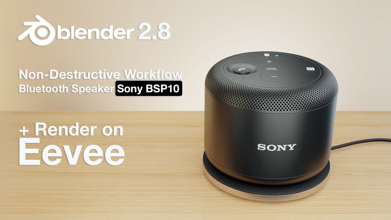 Sony BSP10 – Non-Destruct ive workfow on Blender 2.8[Gumroad / Cedric Lepiller]