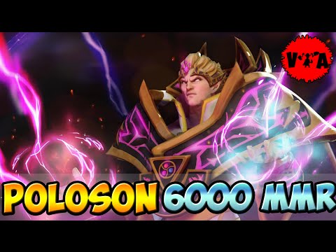 Dota 2 - Poloson 6000 MMR Plays Invoker vol #1 - Ranked Match