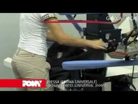 Utility Press CP/U - pressing jackets - stirare una giacca.