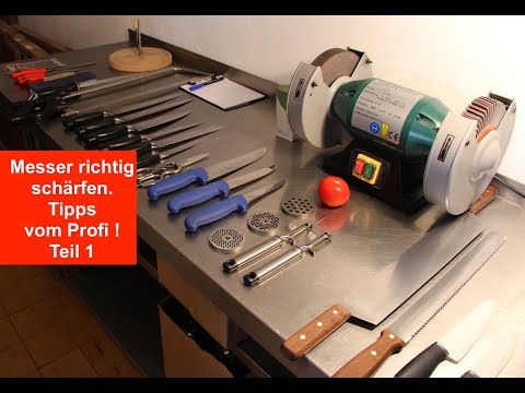 Sharpening knives correctly Part 1 / Tips from the pros!
