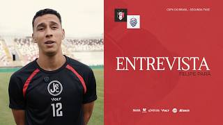 ENTREVISTA | Pré-jogo: JEC x CSA | Entrevista com o volante Felipe Pará