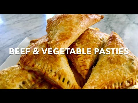 BEEF & VEGETABLE PASTIES **super easy to make**