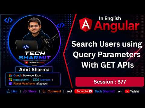 Search With User Input And Query Param Api Httpclient Api In Angular Angular Tutorial Ep 377