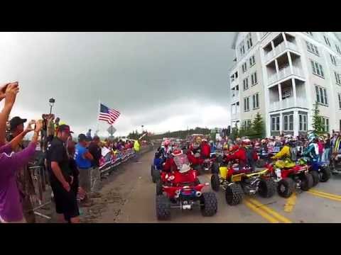 2014 GNCC Round 9 (AMSOIL Snowshoe) DW Helmet Cam Lap 1 PM (partial)