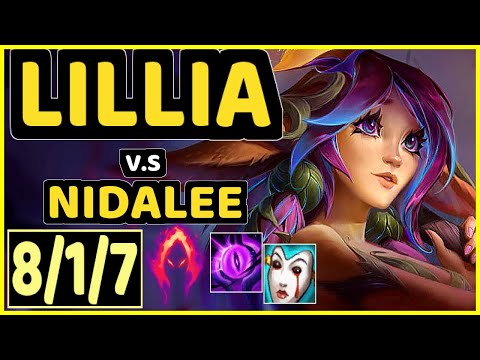 RAZORK (LILLIA) vs NIDALEE - 8/1/7 KDA JUNGLE CHALLENGER GAMEPLAY - EUW