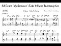 Bill Evans "My Romance" (Take 1) Piano Transcription