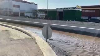 Samsun-sinop Yolu Su Kanalına Döndü