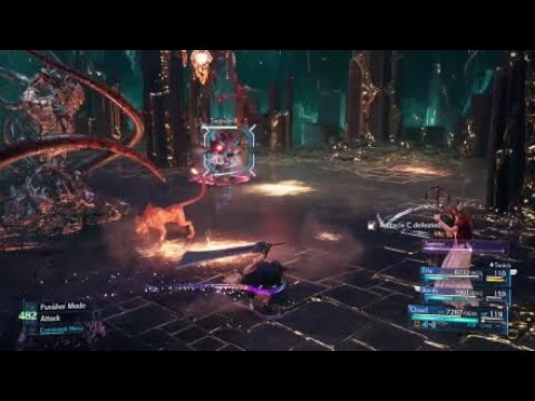 FFVII REMAKE Jenova boss Speedrun strat 3:10 (hard mode)