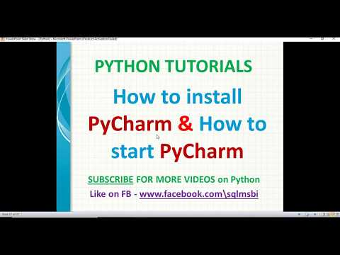 Python Tutorial | How to Install PyCharm on windows | pycharm installation and introduction