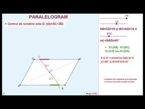 Simetrii la paralelograme