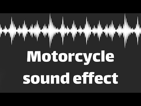 Motorcycle sound effect (no copyright)
