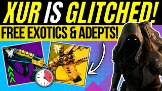 XUR Has RARE Loot GLITCH, Free EXOTICS & ADEPT Weapons! Armor Inventory & Location May 17! Destiny 2
