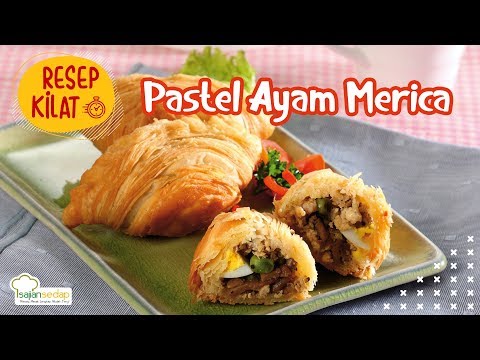 Layered Pastry Recipe with Pepper Chicken Filling for an Afternoon Snack
