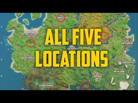Finding SHADOW SAFE HOUSES in Fortnite- All 5 Shadow Safe House Locations