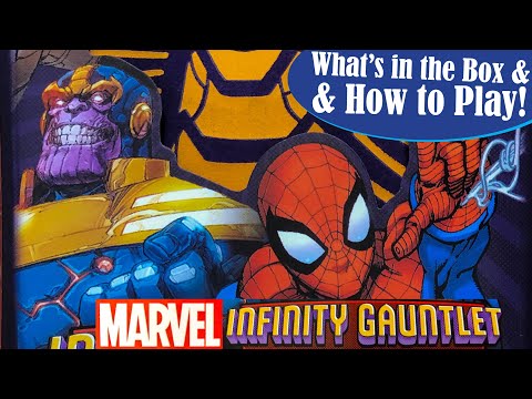 MARVEL LOVE LETTER - MARVEL INFINITY GAUNTLET Unboxing and Summary of How to Play