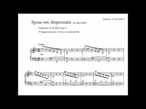 Karaoke: Vivaldi - Sposa son disprezzata. piano accompagnement, karaoke