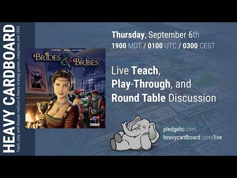 4p Brides & Bribes Play-through, Teaching, & Roundtable discussion by Heavy Cardboard