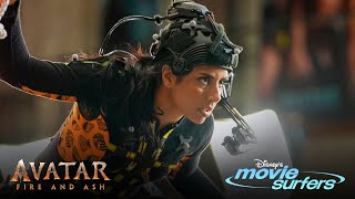 Movie Surfers | Behind the Scenes of Avatar: Fire and Ash with @MichelleKhare