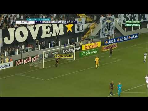 Gol do Santos - Santos 1 X 0 Inter de Limeira