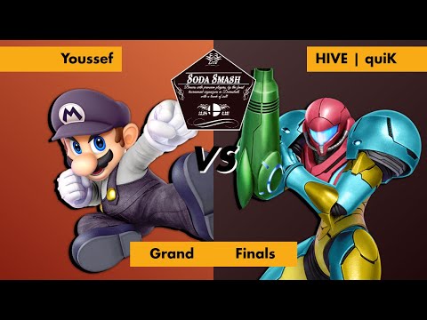 Soda Smash Lite #10 - Grand Finals - Youssef (Mario) vs. HIVE | quiK (Samus)