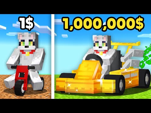 Insane Comparison: $1 Car vs $1,000,000 Car! 😱💰Minecraft