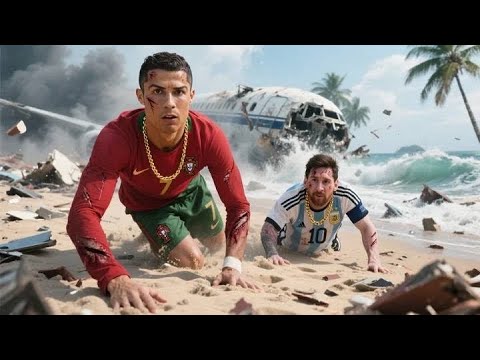 Ronaldo & Messi: Volcano Island Escape | Full Action Story 