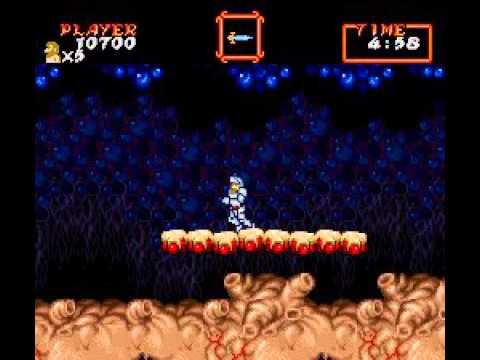 Super Ghouls N Ghosts (SNES) - Level 4, Part 3 - Playboy Pablo Plays