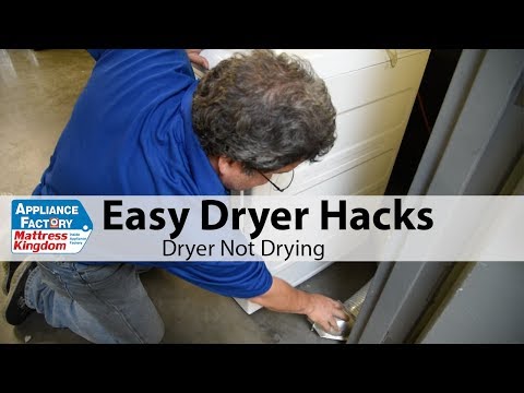 Dryer Hacks: Dryer not Drying Clothes