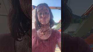 Hannah Einbinder, behind the scenes of Teenage Sex and Death at Camp Miasma.