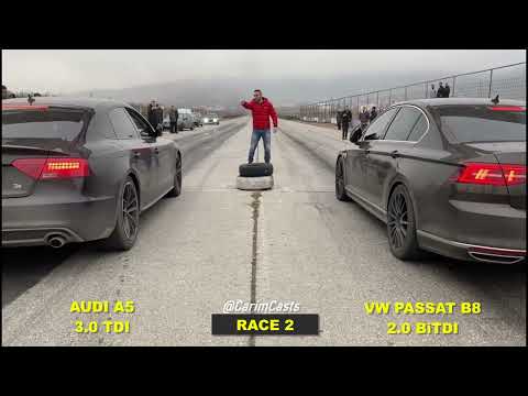 VW PASSAT B8 2.0 BiTDI VS AUDI A5 3.0 TDI
