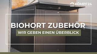 Gartenhaus optimieren mit Biohort Zubehör
