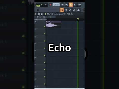 The DIFFERENCE Between REVERB and ECHO #shorts #flstudio  #tutorial