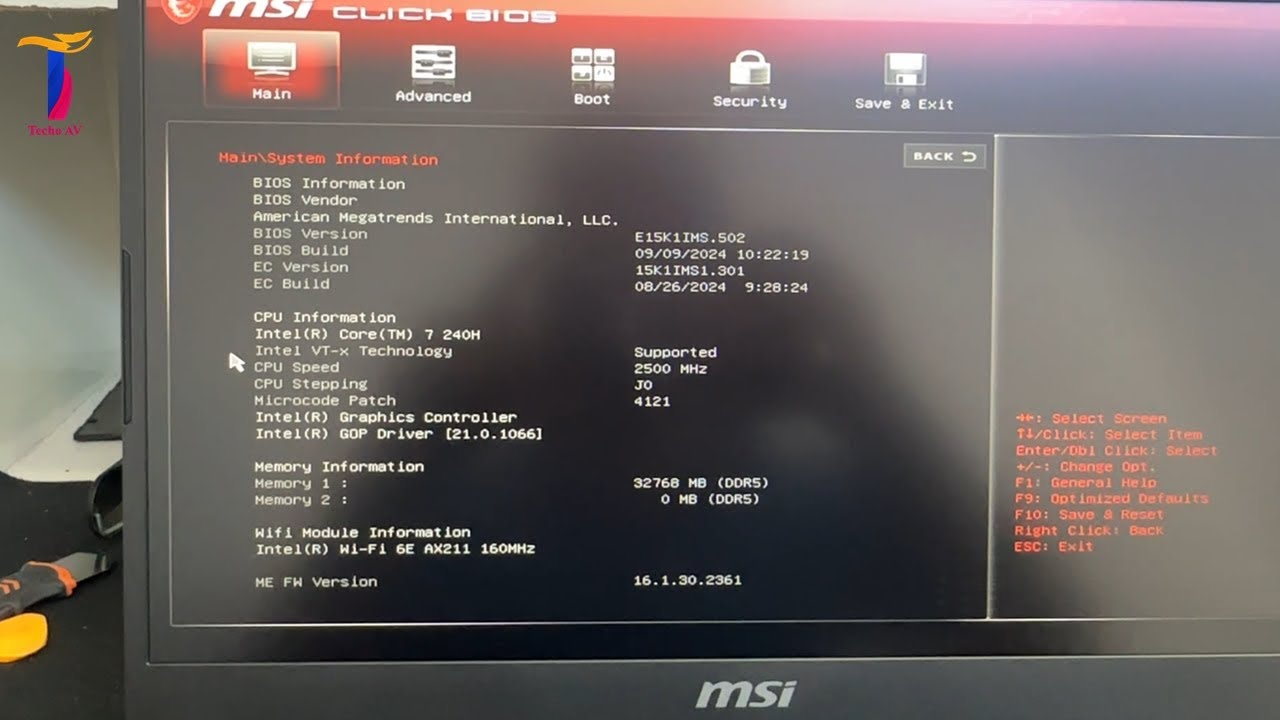 MSI Cyborg 15 - How to Enter BIOS and Boot Menu Options