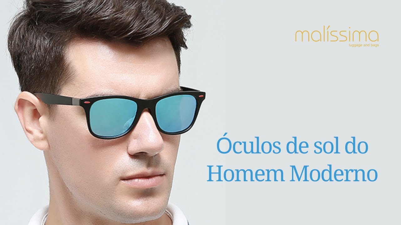 Óculos de sol sport masculino para o Homem moderno 2022