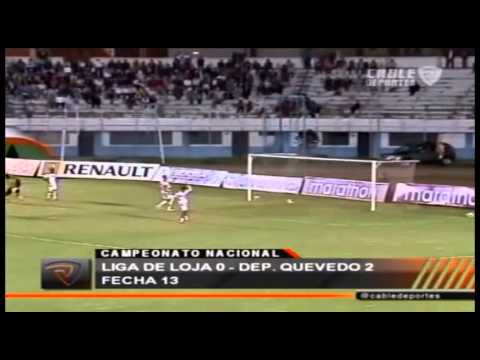 Resúmen del partido entre LDU Loja vs Dep. Quevedo 0-2
