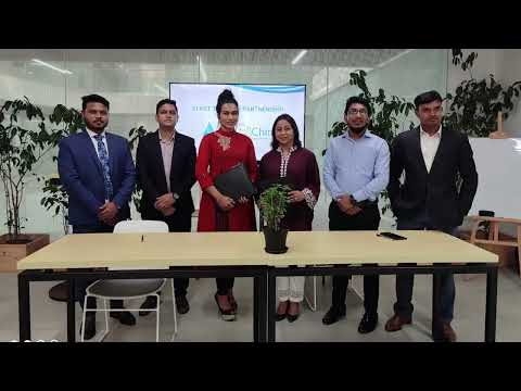 Moments from collaboration signing ceremony between No Chinta Ltd. and Amar Lab.