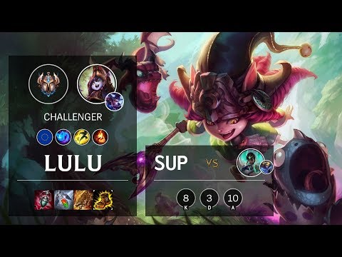 Lulu Support vs Karma - EUW Challenger Patch 10.9
