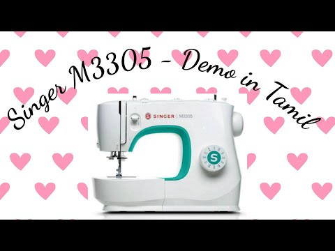 Siuvimo mašina Singer M3305 video
