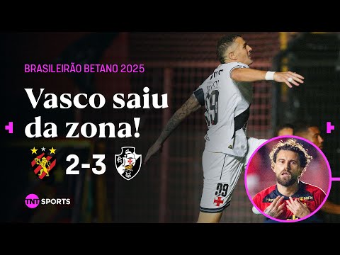 O VASCO TÁ QUERENDO DEMAIS! COUTINHO, VEGETTI E NUNO FAZEM GOL | SPORT 2X3 VASCO | MELHORES MOMENTOS