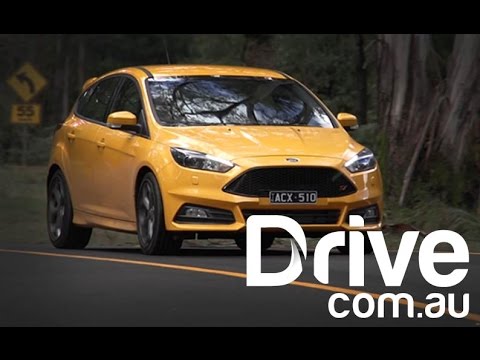 2015 Ford Focus ST First Drive Video Review | Drive.com.au