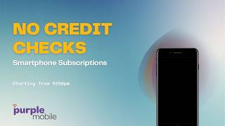 No Credit Check Phone Contracts in South Africa | Purple Mobile
