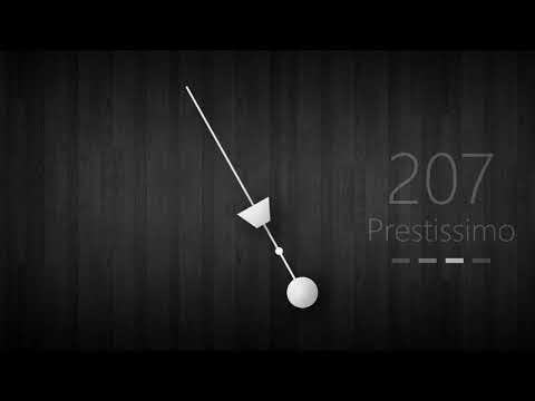 BPM 207 Tempo Metronome（メトロノーム）4/4 拍子 テンポ